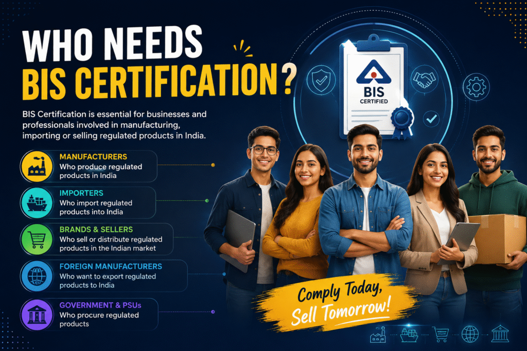 Who Needs BIS Certification